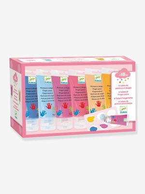 6 tubes vingerverf van DJECO roze