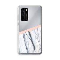 A touch of peach: Huawei P40 Transparant Hoesje