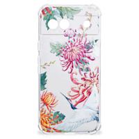 Google Pixel 8A Case Anti-shock Bird Flowers