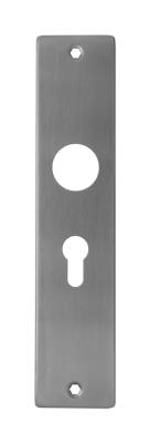 Langschild Cilinder rvs