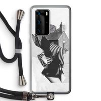 House: Huawei P40 Pro Transparant Hoesje met koord
