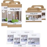 Creativ Company Introductiepakket, transparant biohars gieten, 8 doos/ 1 doos