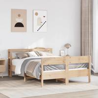 Bedframe zonder matras massief grenenhout 160x200 cm