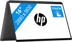 HP Spectre x360 16-aa0975nd Hybride (2-in-1) 40,6 cm (16") Touchscreen 2.8K Intel Core Ultra 7 155H 32 GB LPDDR5x-SDRAM 2 TB SSD NVIDIA GeForce RTX 4050 Wi-Fi 7 (802.11be) Windows 11 Home Zwart