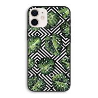 Geometrische jungle: iPhone 12 Biologisch afbreekbaar hoesje