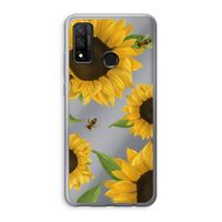 Sunflower and bees: Huawei P Smart (2020) Transparant Hoesje