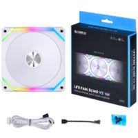 Lian Li UNI FAN SL140V2 Single Pack case fan RGB leds, 4-pins PWM fan-connector - thumbnail