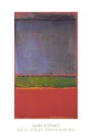 Kunstdruk Mark Rothko - No. 6, 1951 61x91cm