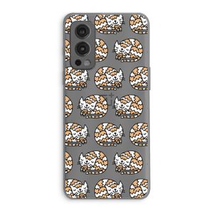 Slapende poes: OnePlus Nord 2 5G Transparant Hoesje