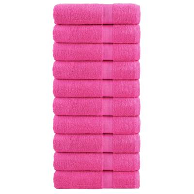 VidaXL Badhanddoeken solund 10 st 600 g/m² 100x150 cm