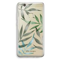 Tropical watercolor leaves: Huawei Ascend P10 Lite Transparant Hoesje