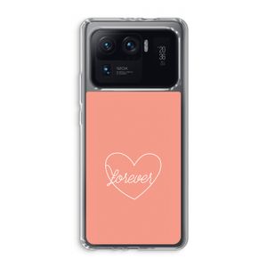 Forever heart: Xiaomi Mi 11 Ultra Transparant Hoesje