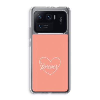 Forever heart: Xiaomi Mi 11 Ultra Transparant Hoesje