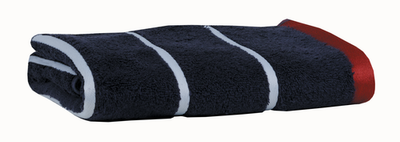 Carl Ross Carl Ross Saunahanddoek 17300 night blue/off white 70x200