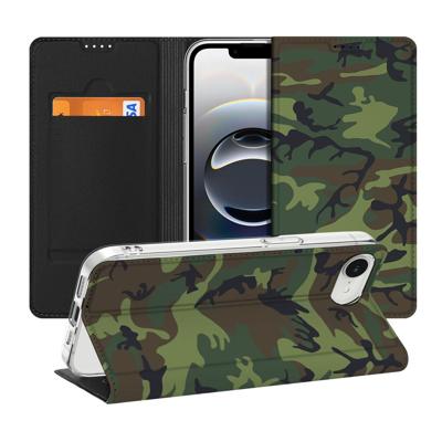 Apple iPhone 16e | Hoesje met Magneet | Army Dark