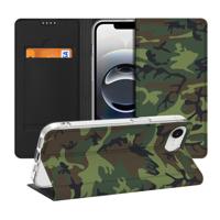 Apple iPhone 16e | Hoesje met Magneet | Army Dark