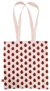 HEMA Tas Opvouwbaar Canvas 37x41 Lieveheersbeestje/bij