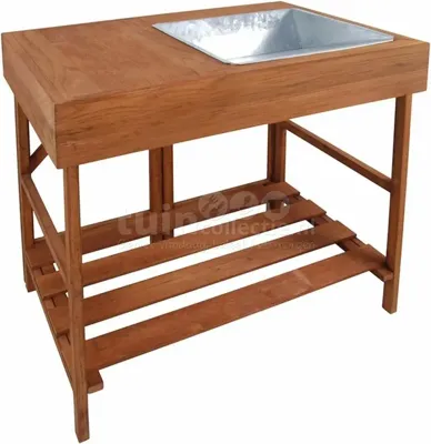 Esschert Design Oppottafel Hardhout