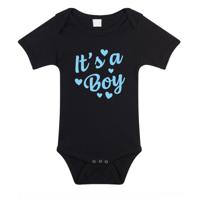 Its a boy gender reveal cadeau - baby rompertje - zwart - jongens - Kraamcadeau - Babykleding