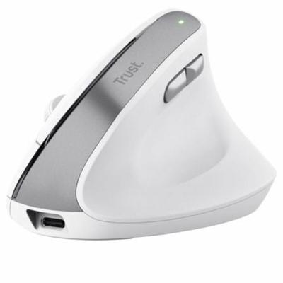 Ergonomische Optische Muis Trust 25398 Wit 2400 dpi