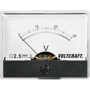 VOLTCRAFT AM-60X46/30V/DC AM-60X46/30V/DC Inbouwmeter AM-60X46/60 V/DC 30 V Draaispoel