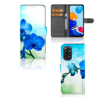 Xiaomi Redmi Note 11/11S Hoesje Orchidee Blauw - Cadeau voor je Moeder - thumbnail