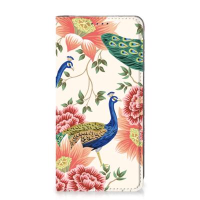 Smartphone hoesje voor Samsung Galaxy S10e Pink Peacock Smartphone hoesje voor Samsung Galaxy S10e Pink Peacock