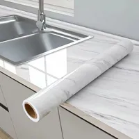 MarbleShield - Luxe Zelfklevende Marmerfolie voor Keuken & Meubels