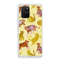 Cute Tigers and Leopards: Samsung Galaxy S10 Lite Transparant Hoesje