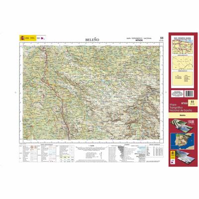 Topografische kaart 55 MT50 Beleño | CNIG - Instituto Geográfico Nacional1
