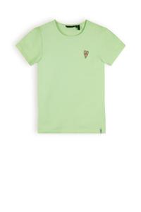 NoNo Meisjes t-shirt basic - Kono - Spring groen