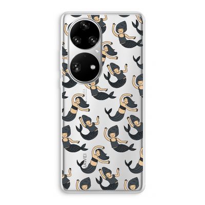 Zeemeermin: Huawei P50 Pro Transparant Hoesje