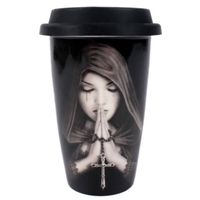 Keramische Gothic Thermosbeker Gothic Prayer (Anne Stokes) - thumbnail