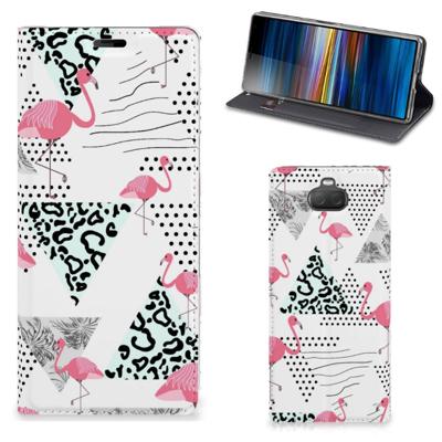 Sony Xperia 10 Plus | Hoesje maken | Flamingo Triangle