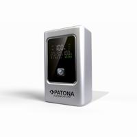 PATONA Platinum Powerbank Luxury One PD35 | 10000mAh | PD 35W | USB-C + USB-A Zilver, Zwart