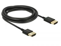 DeLOCK 85117 HDMI kabel 0,25 m HDMI Type A (Standaard) Zwart - thumbnail