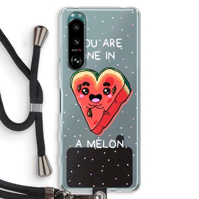 One In A Melon: Sony Xperia 5 III Transparant Hoesje met koord