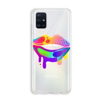 Lip Palette: Galaxy A51 4G Transparant Hoesje