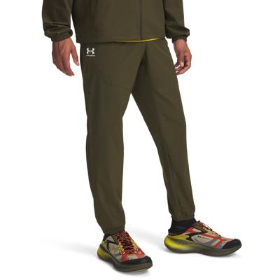 Under Armour Vibe Woven Trainingsbroek Donkergroen Wit