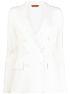 Altuzarra blazer Indi à boutonnière croisée - Blanc