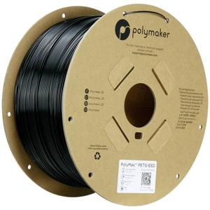 Polymaker PB03004 Filament PETG ESD ESD-veilig 1.75 mm 2000 g Zwart PolyMax™ 1 stuk(s)