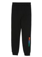 Missoni Kids pantalon de jogging à logo embossé - Noir