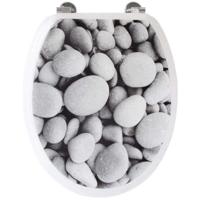 Pebble WC toiletbril - grijs