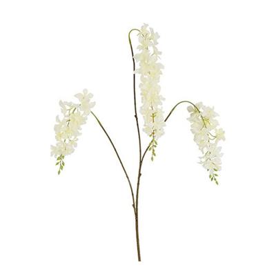 Kunstbloem Wisteria wit L