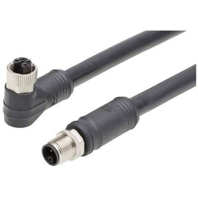 Molex 1205010245 Sensor/actuator connector, geassembleerd Aantal polen (sensoren): 4 Bus, haaks, Stekker, recht 10 m 1 stuk(s) Bag
