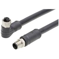 Molex 1205010245 Sensor/actuator connector, geassembleerd Aantal polen (sensoren): 4 Bus, haaks, Stekker, recht 10 m 1 stuk(s) Bag