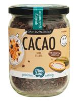 Terrasana Raw cacao nibs in glas bio Terrasana Raw cacao nibs in glas bio