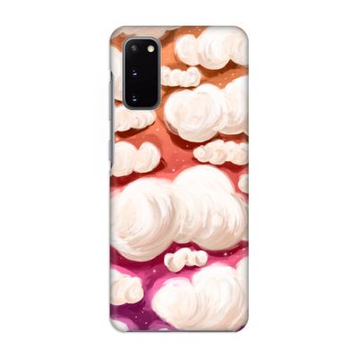 Katoen Wolken: Volledig geprint Samsung Galaxy S20 Hoesje