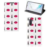 Samsung Galaxy Note 10 Hoesje met Magneet Lipstick Kiss - thumbnail