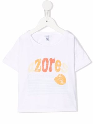 Knot t-shirt Azores à imprimé graphique - Blanc